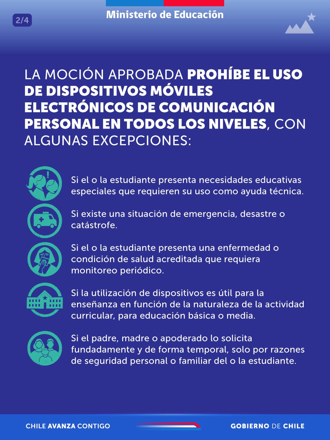 regulación uso de celulares