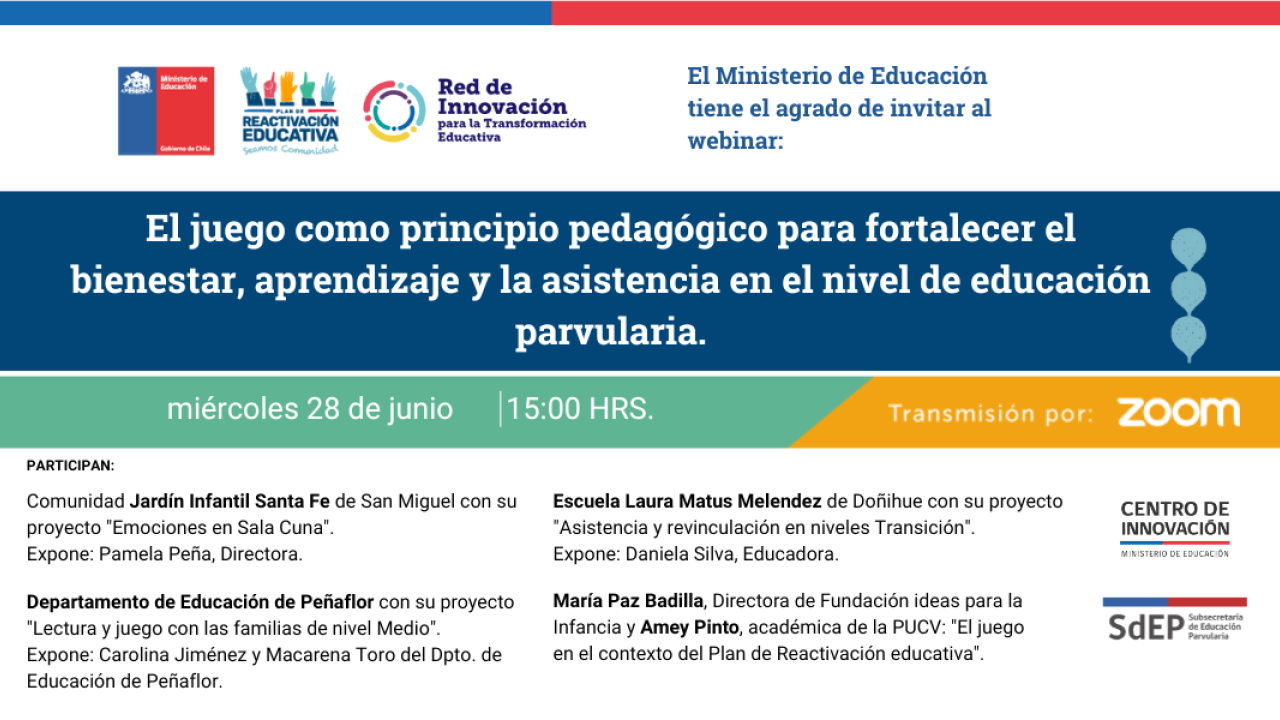 webinar educación parvularia