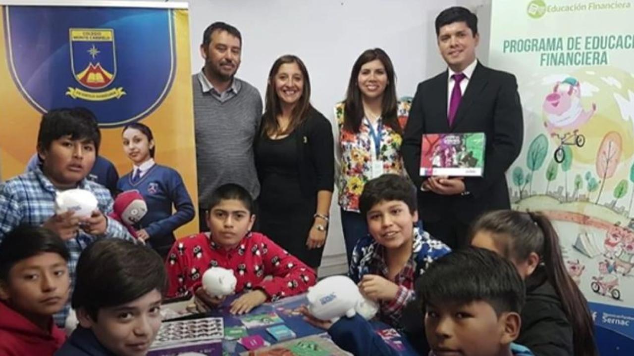 Niños educación financiera escuela antofagasta 